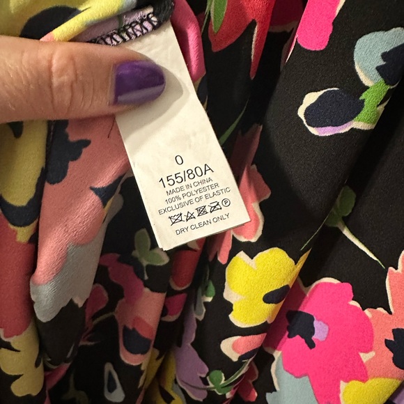 Kate Spade Vibrant Floral Tank Midi Dress Womens Xtra Small - Picture 4 of 10